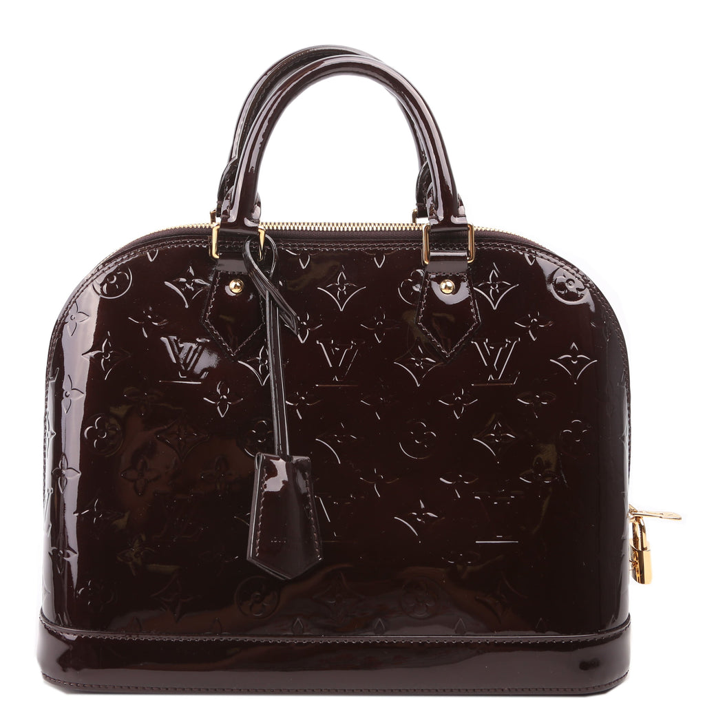 Alma PM Vernis Burgundy