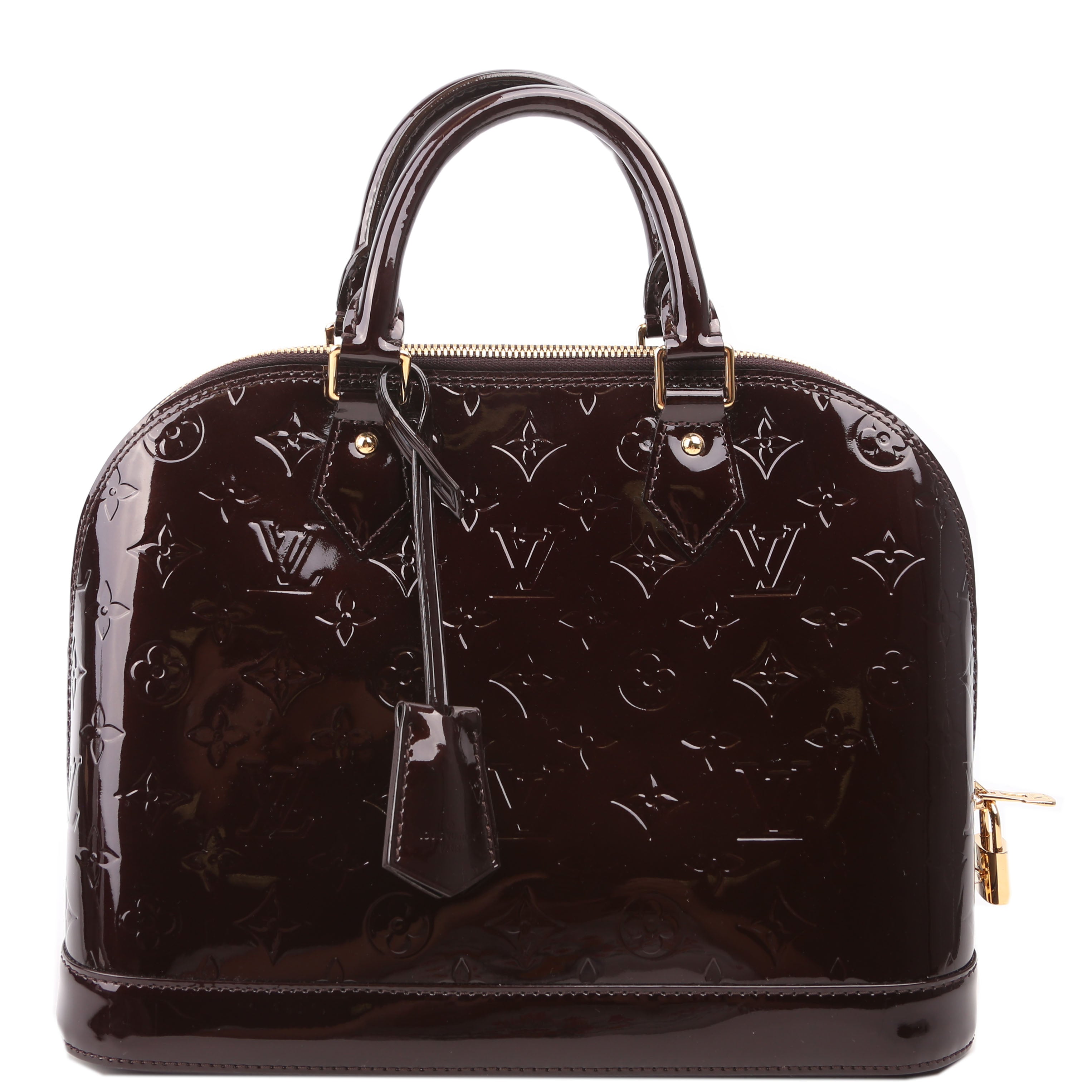 Alma PM Vernis Burgundy