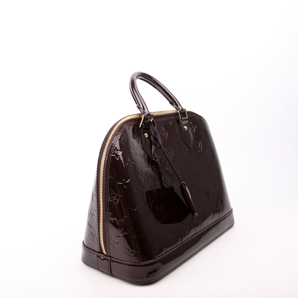 Alma PM Vernis Burgundy