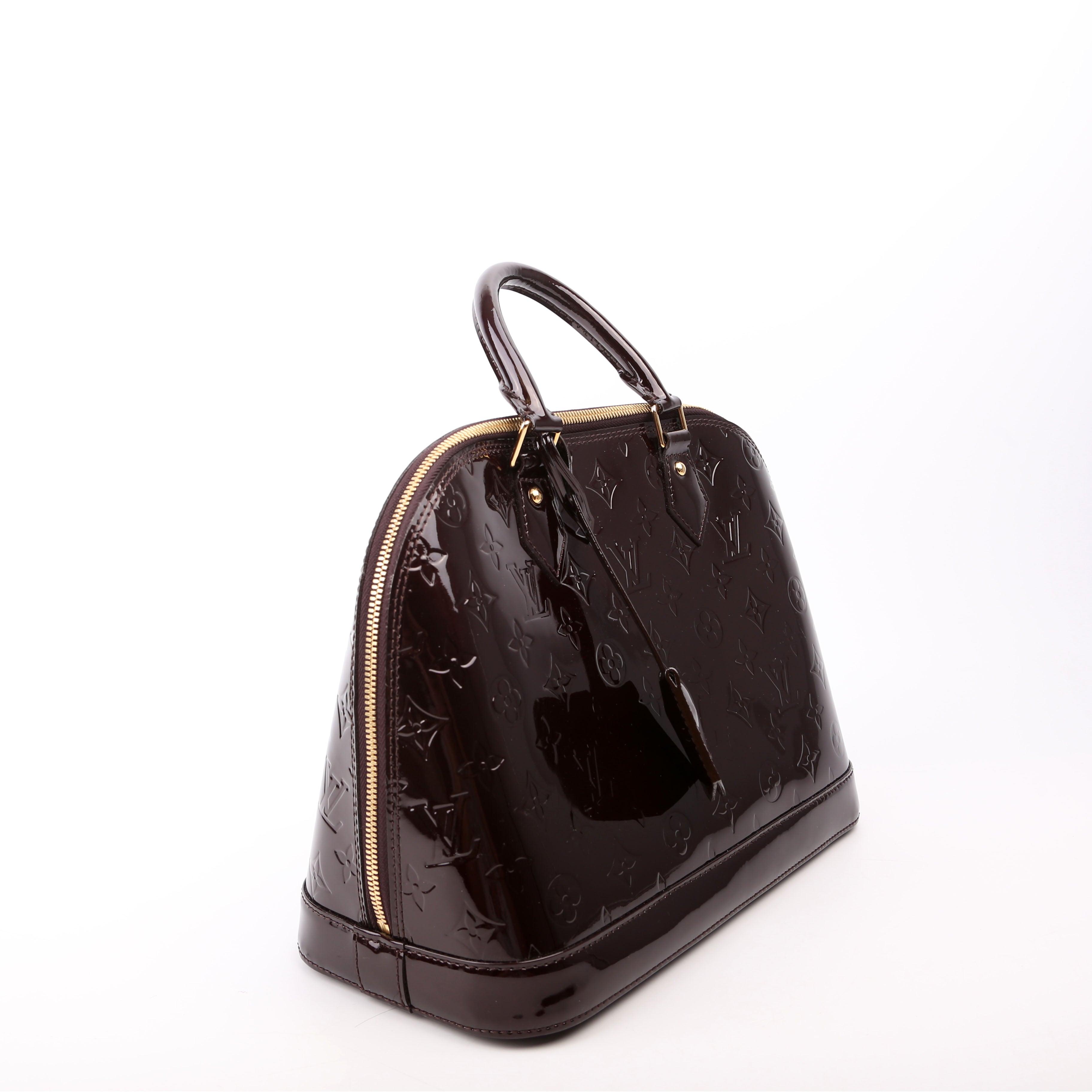 Alma PM Vernis Burgundy