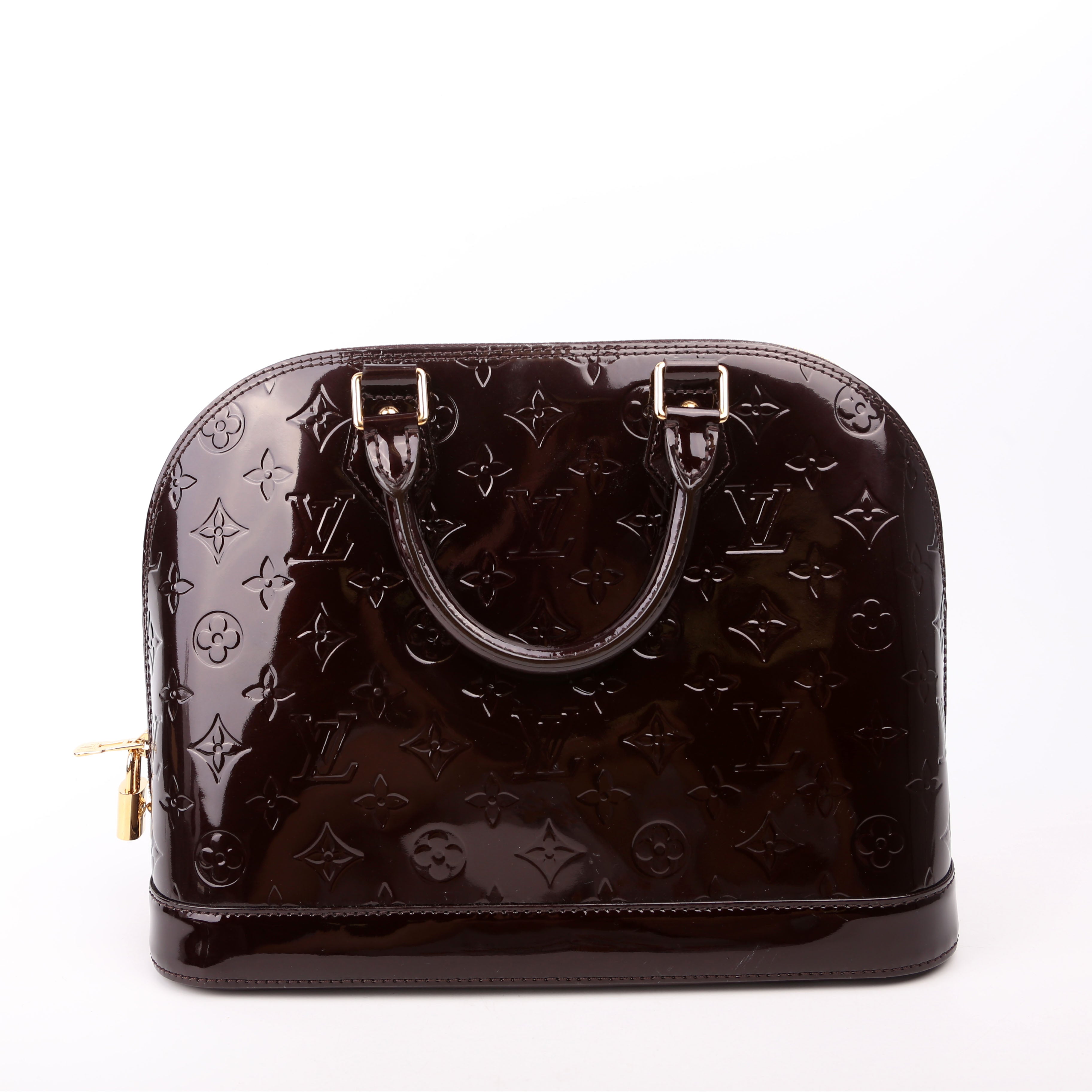 Alma PM Vernis Burgundy