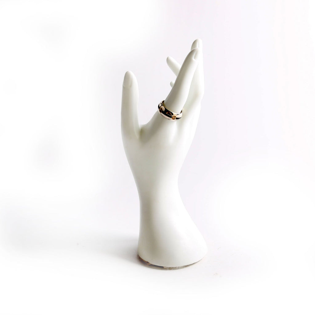 DY Logo Band Ring Size 10 925/750