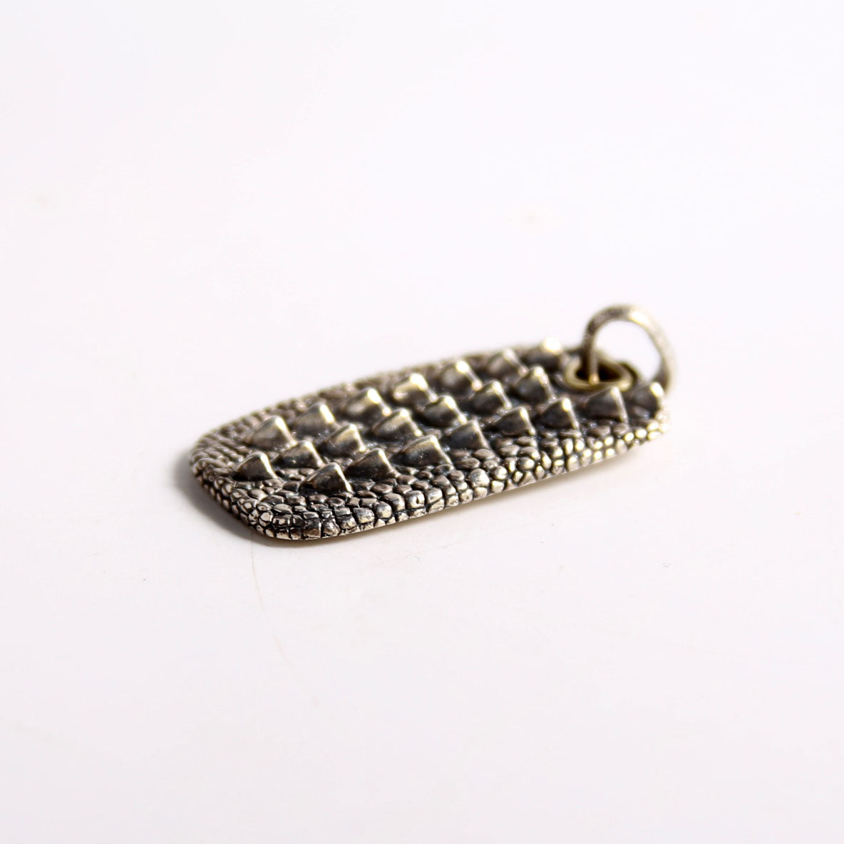 Alligator Dog Tag Pendant Only Necklace 925