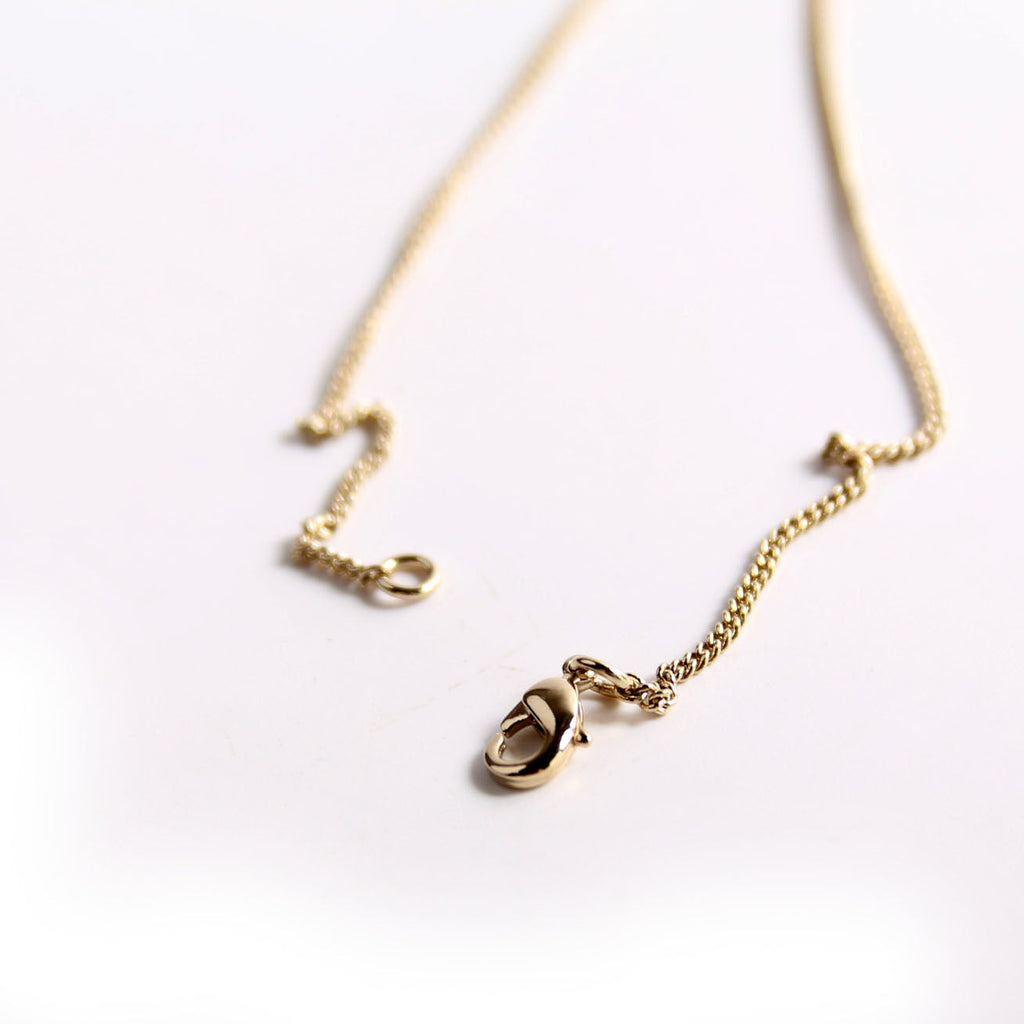 Clear Resin And Pearl CC Pendant Necklace Pearl/Gold