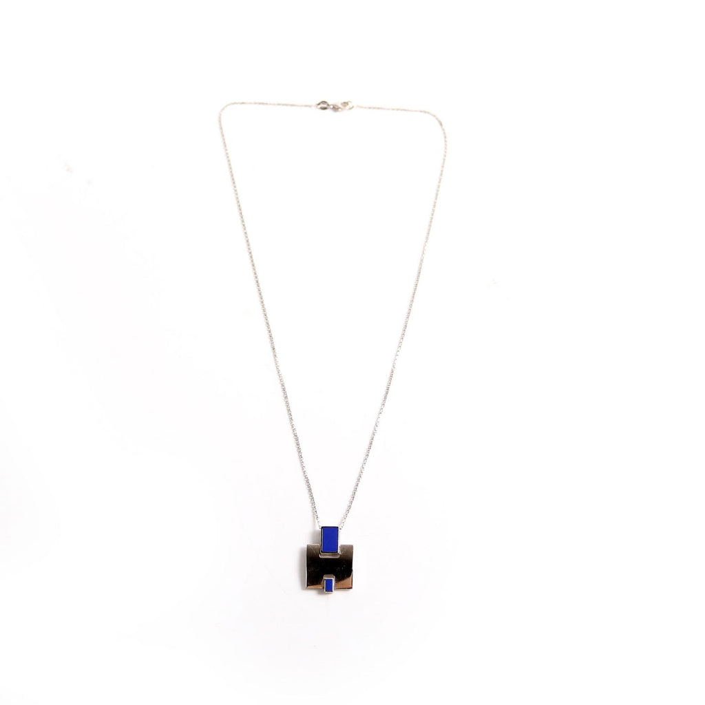 Hermes Palladium Eileen Pendant Necklace