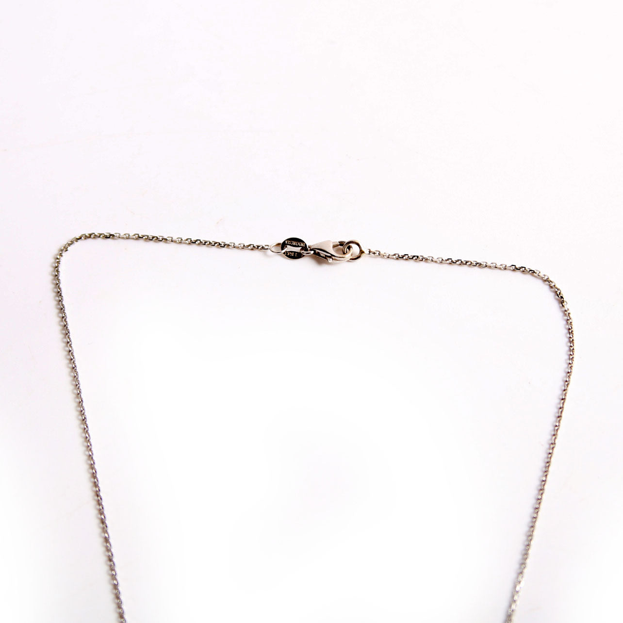 Hermes Palladium Eileen Pendant Necklace