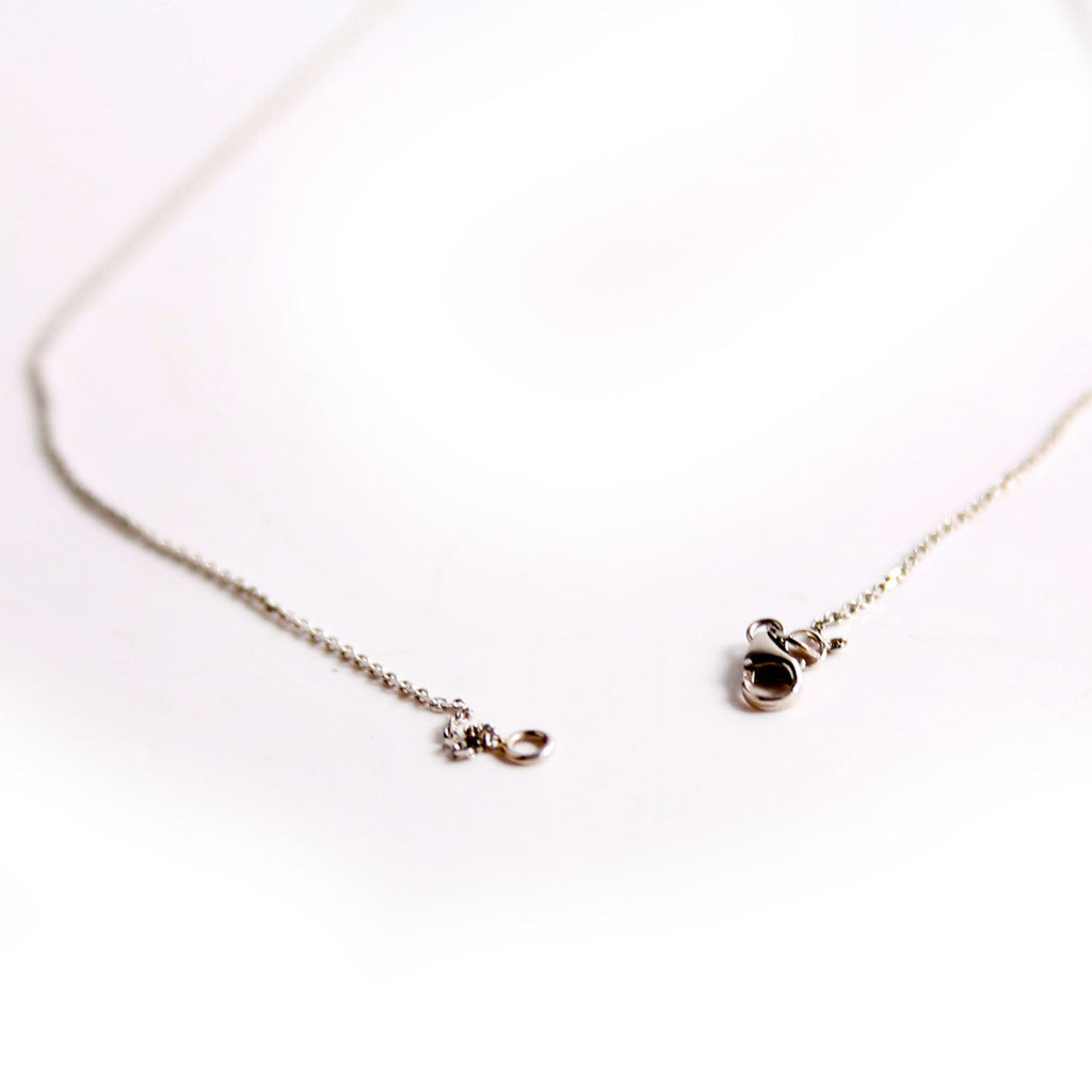 Hermes Palladium Eileen Pendant Necklace