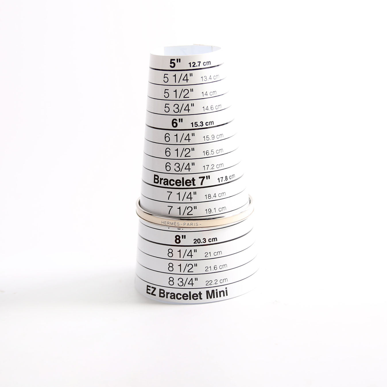 Uni Bangle Narrow Cream/Silver