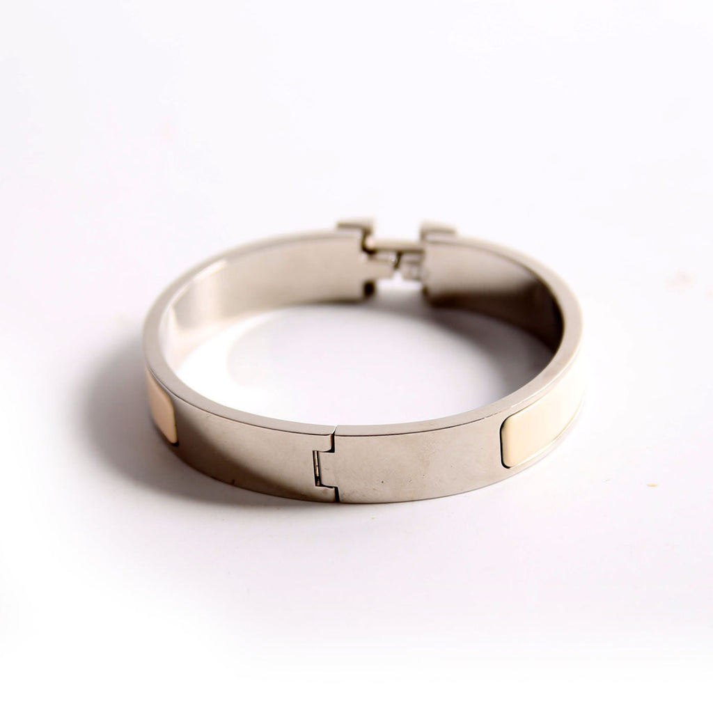 Clic Clac Narrow GM Cream/Silver