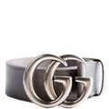 406831 GG Marmont Embossed Belt Size 100/40 Grey
