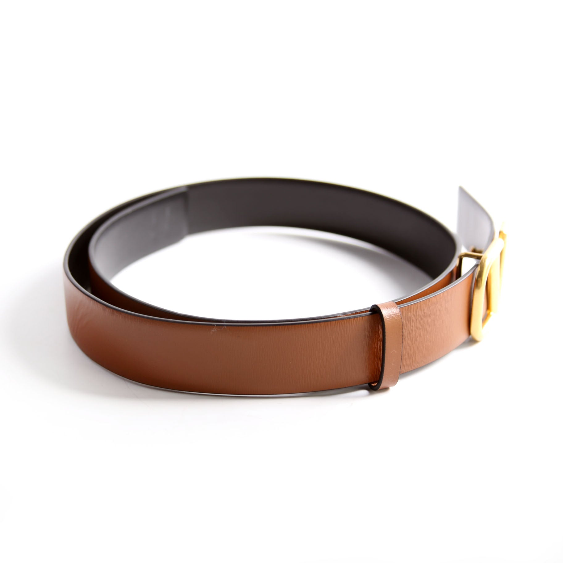 Reversible V Logo Signature 30MM Belt Size 80/32 Brown/Black