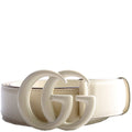 400593 Monochrome Marmont GG Belt Size 110/44 Ivory