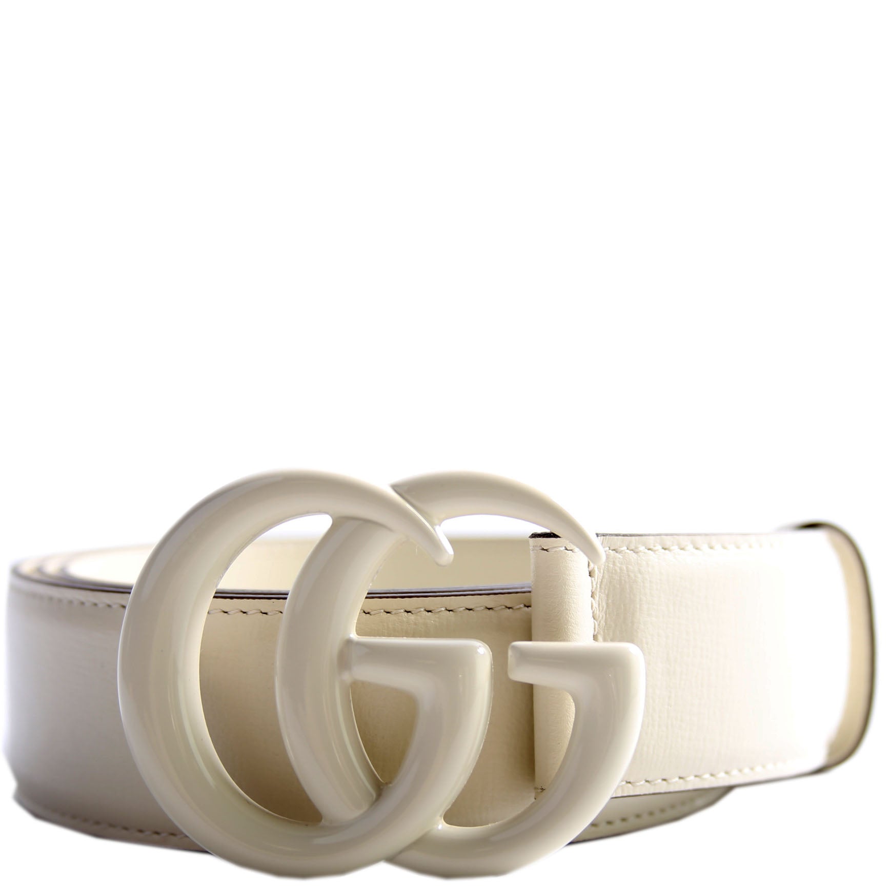 400593 Monochrome Marmont GG Belt Size 110/44 Ivory