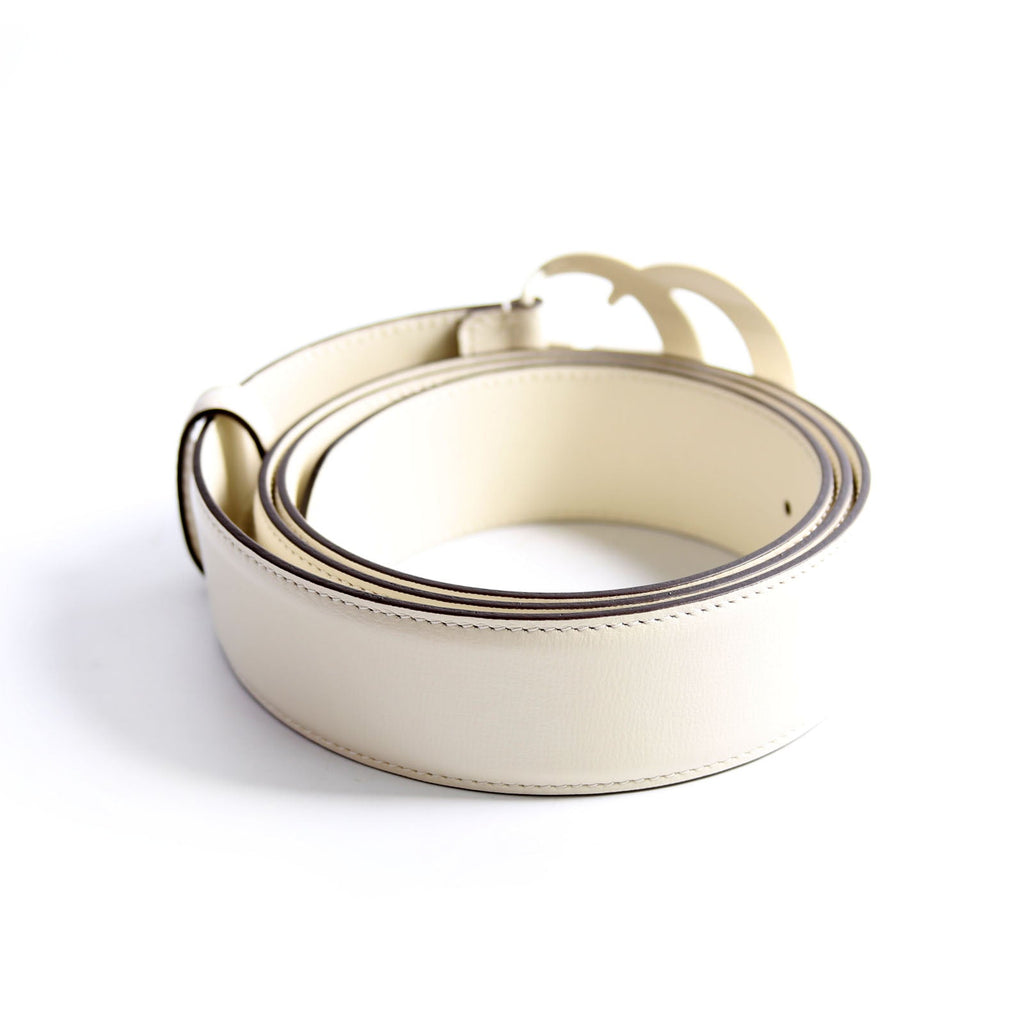 400593 Monochrome Marmont GG Belt Size 110/44 Ivory