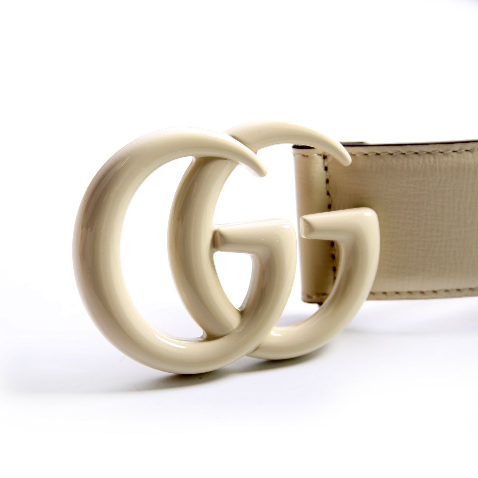 400593 Monochrome Marmont GG Belt Size 110/44 Ivory