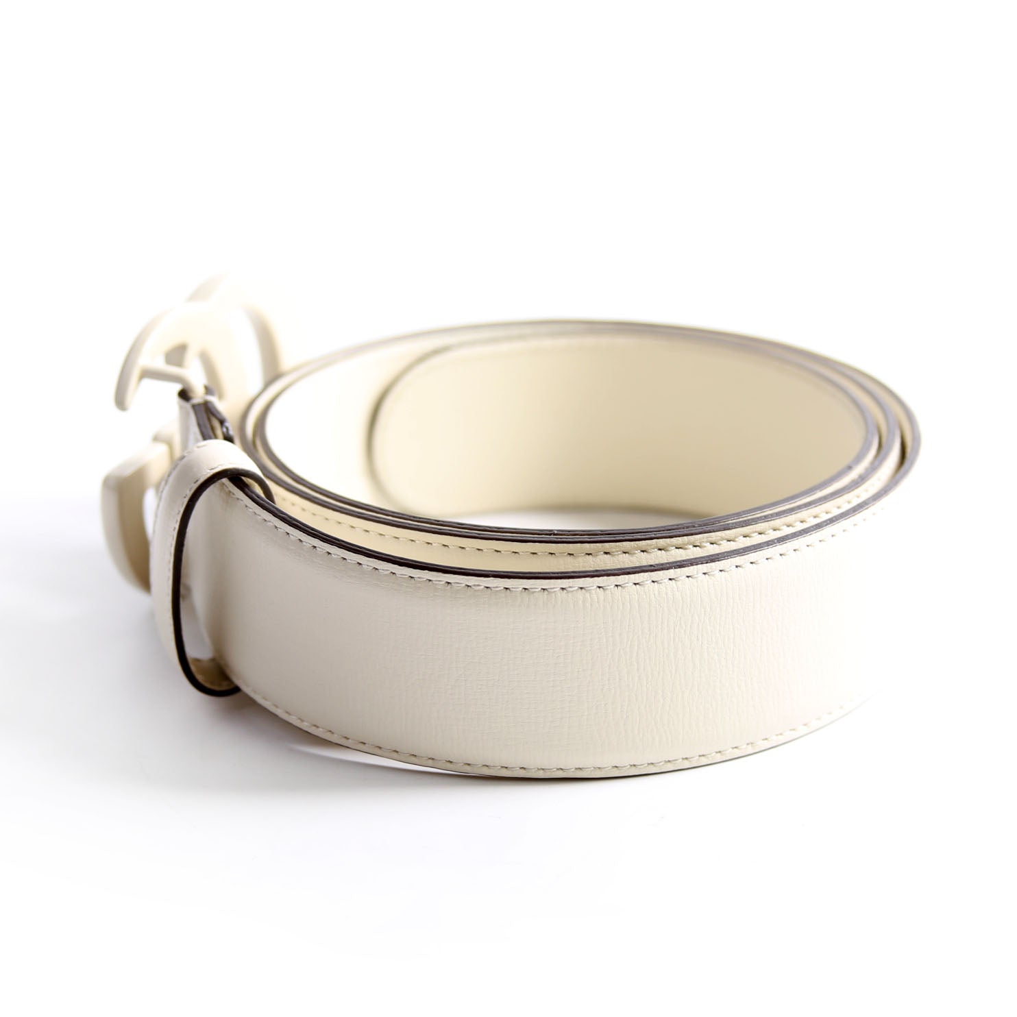 400593 Monochrome Marmont GG Belt Size 100/40 Ivory