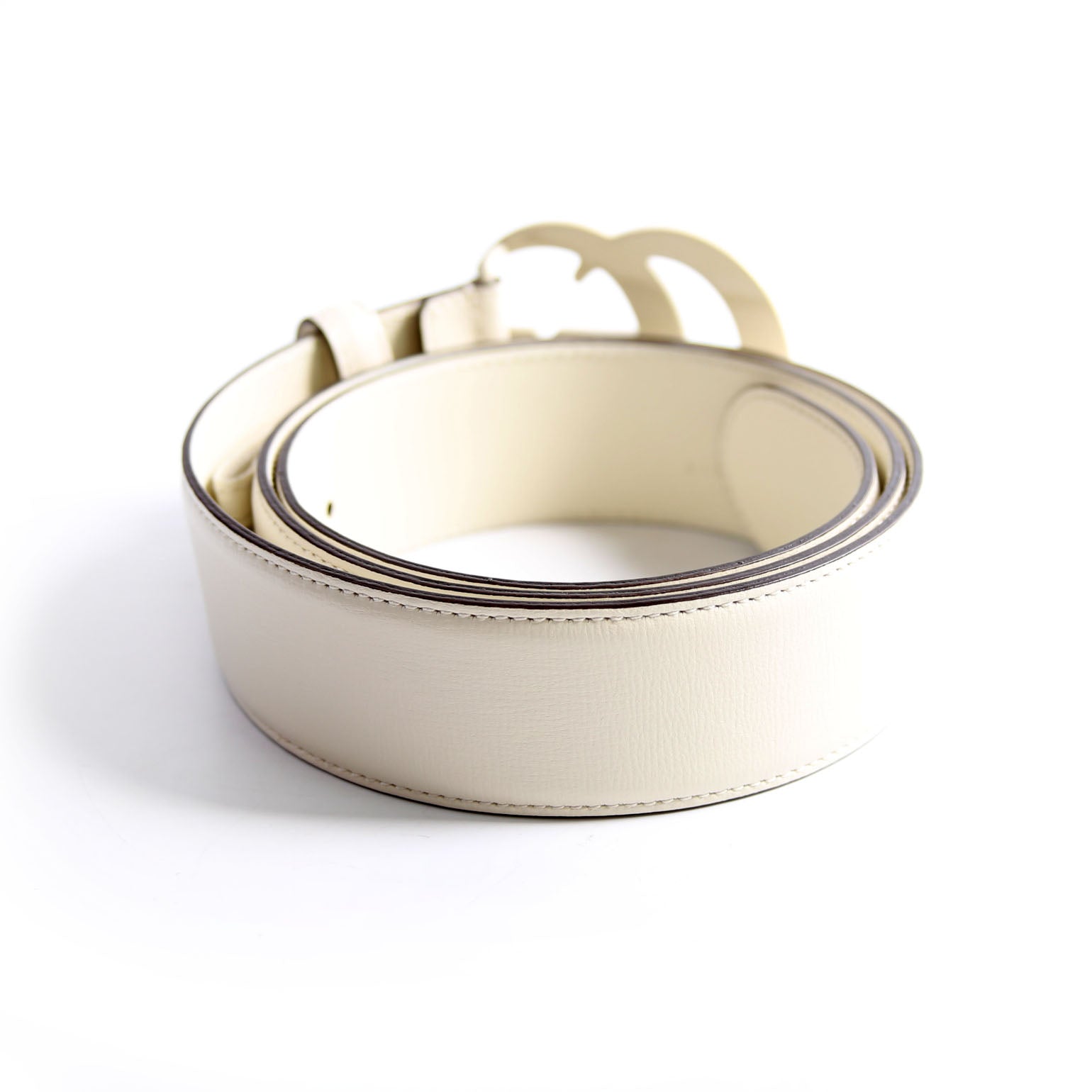 400593 Monochrome Marmont GG Belt Size 100/40 Ivory