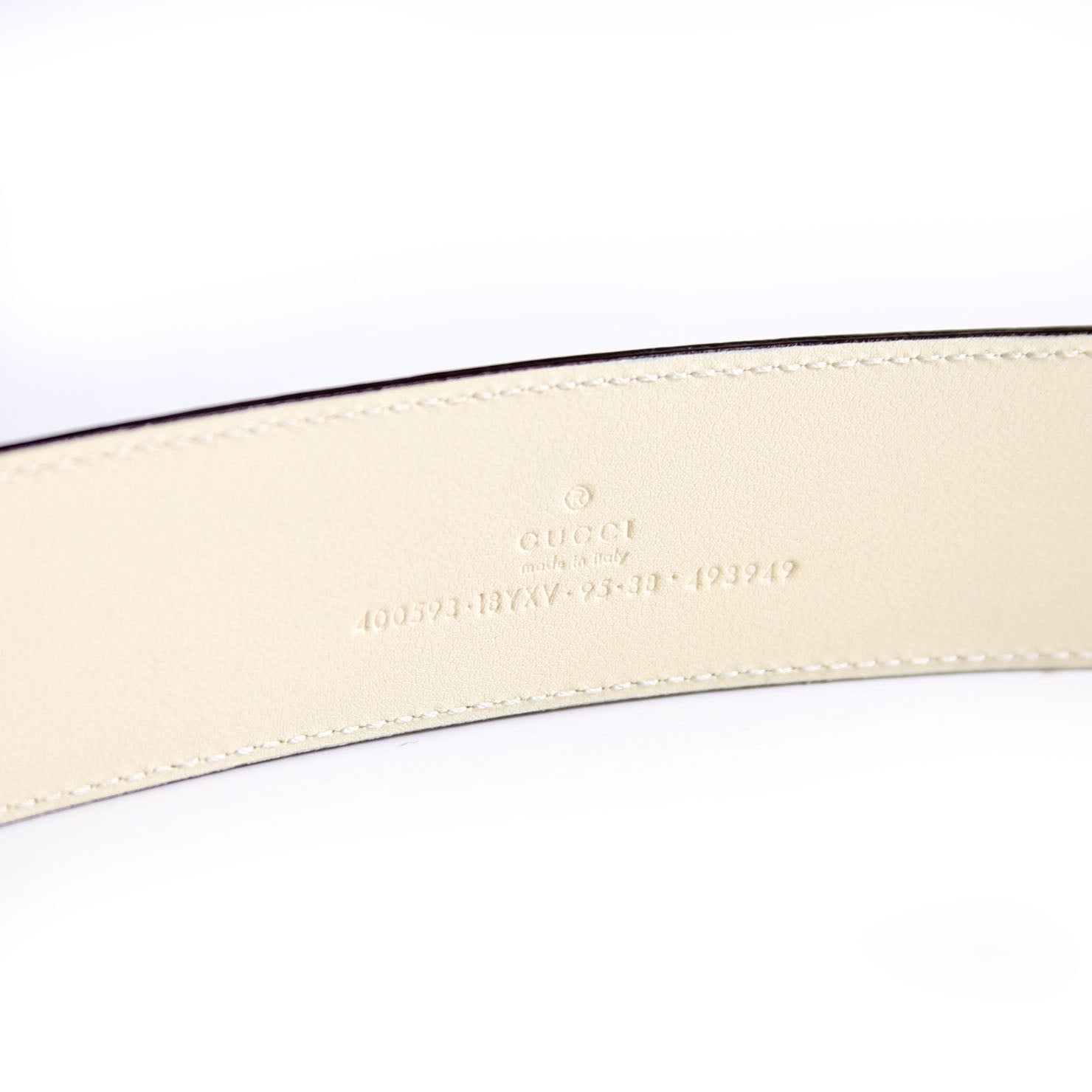 400593 Monochrome Marmont GG Belt Size 100/40 Ivory