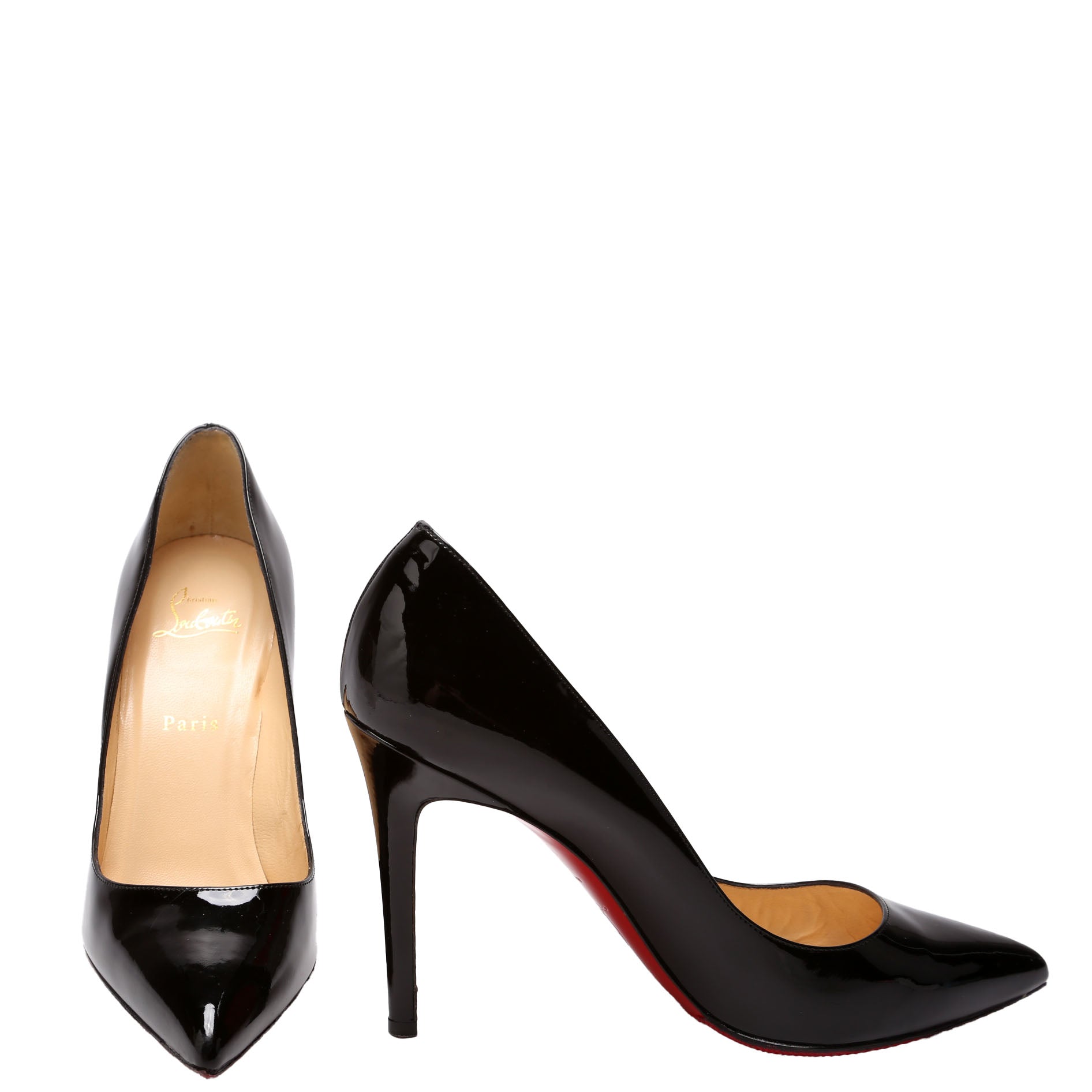 Pigalle Follies Patent 100MM Size 39.5 Black