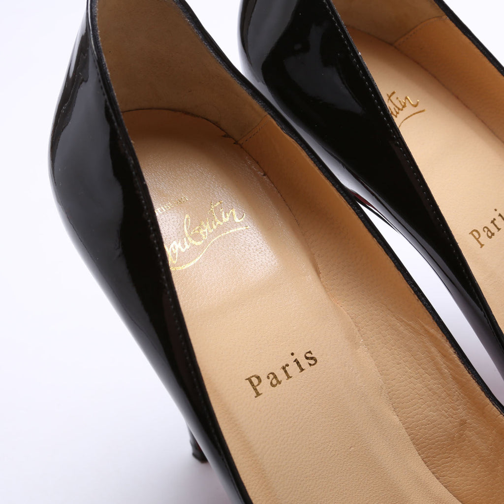 Pigalle Follies Patent 100MM Size 39.5 Black