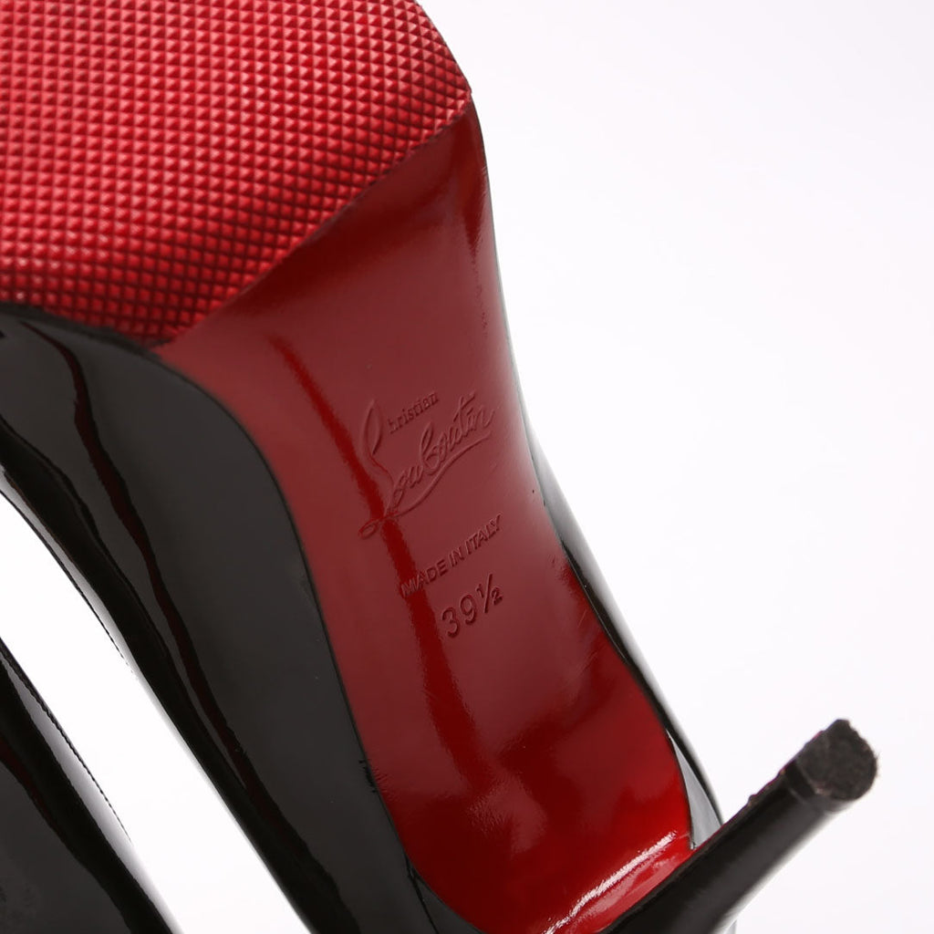 Pigalle Follies Patent 100MM Size 39.5 Black