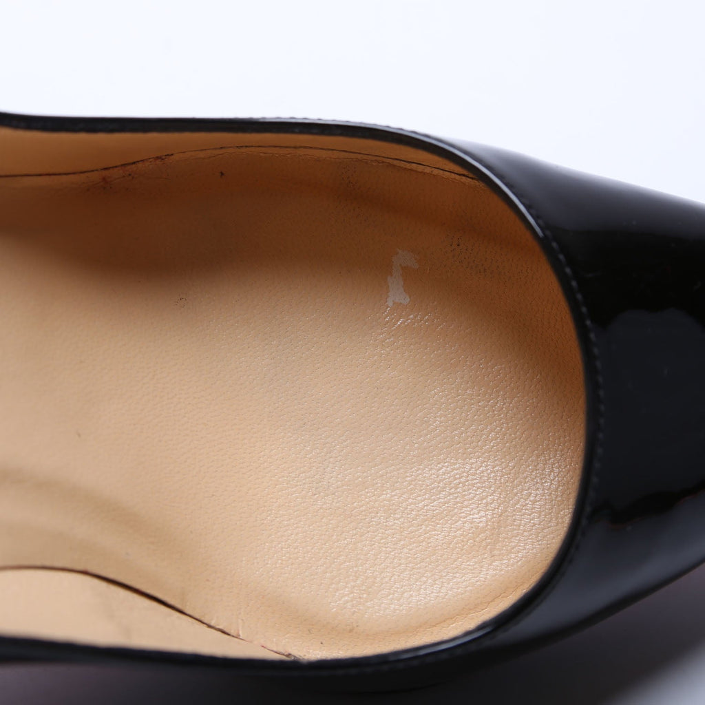 Pigalle Follies Patent 100MM Size 39.5 Black