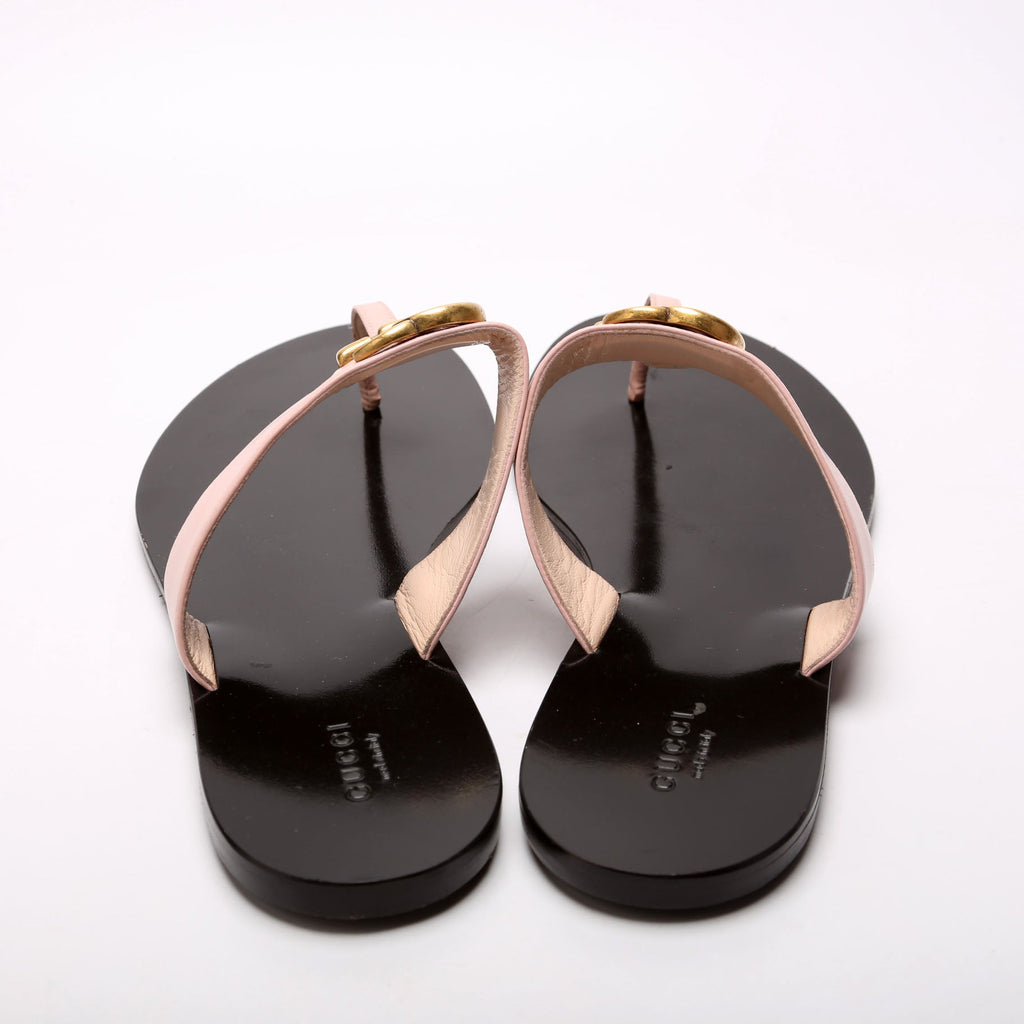 Marmont T Strap Sandals Size 41 Blush