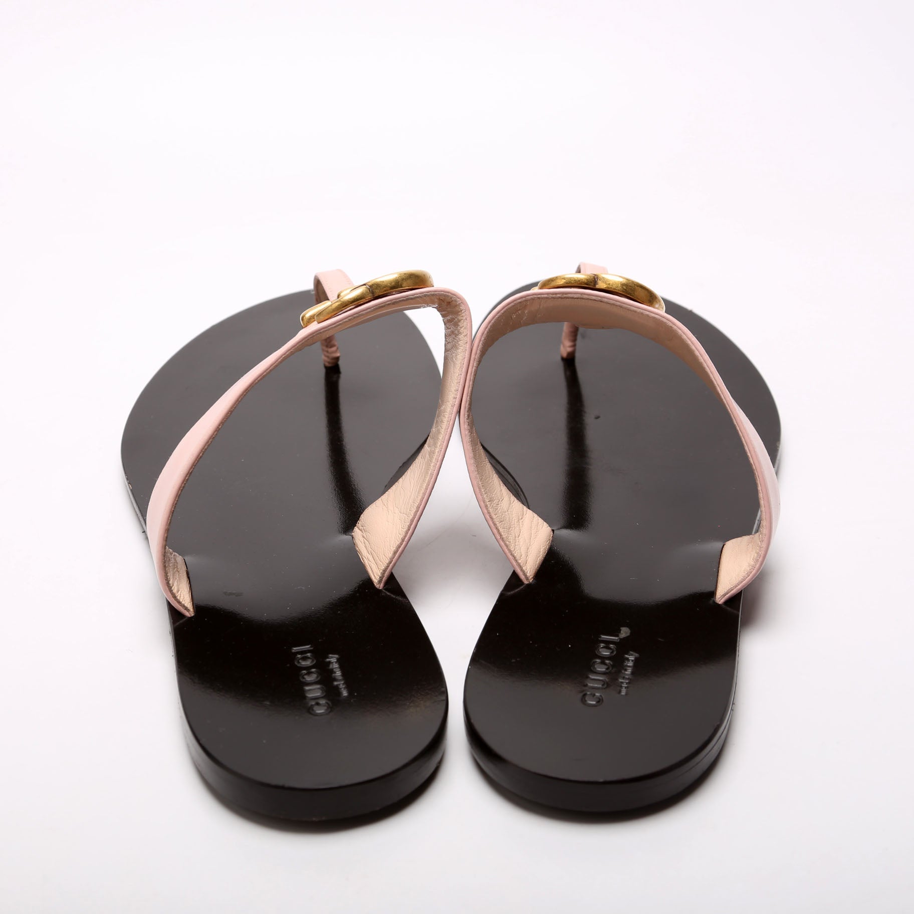 Marmont T Strap Sandals Size 41 Blush