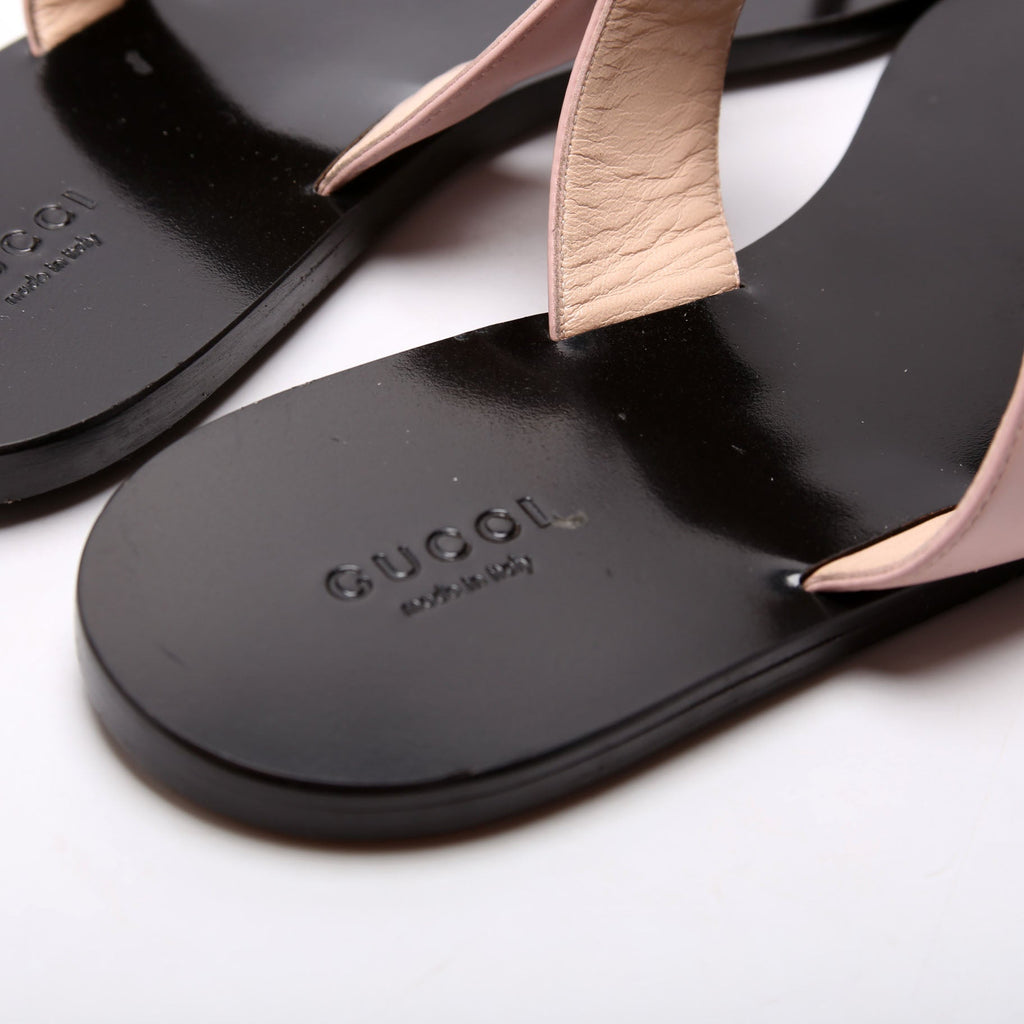 Marmont T Strap Sandals Size 41 Blush