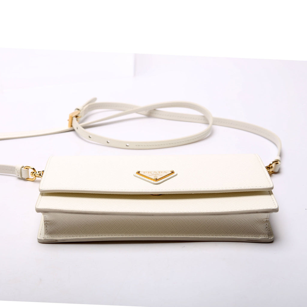 1NF059 Saffiano Mini-Bag White