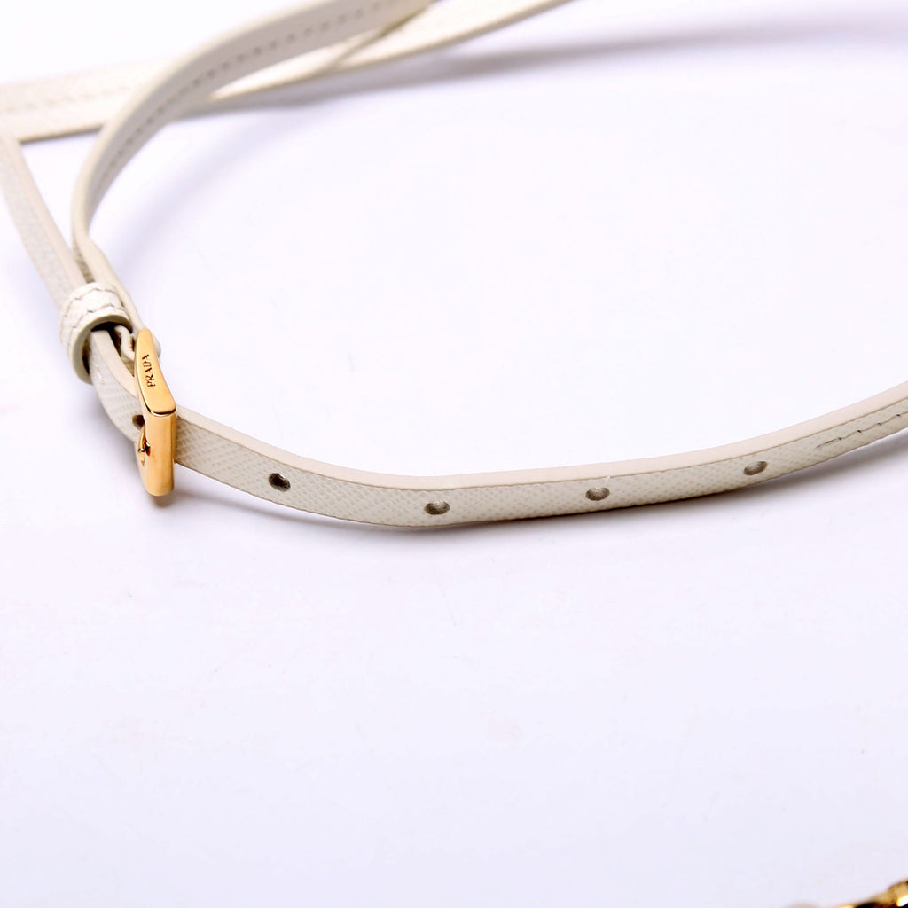 1NF059 Saffiano Mini-Bag White