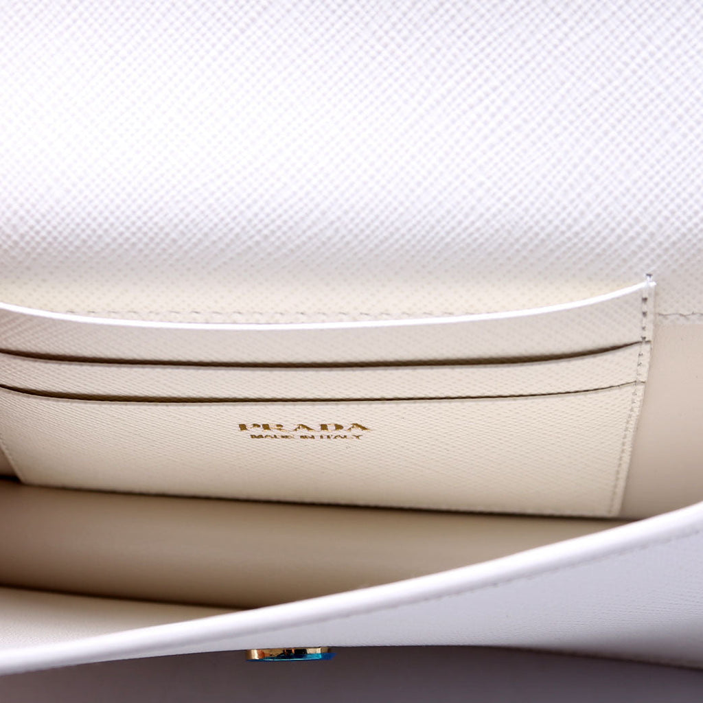 1NF059 Saffiano Mini-Bag White