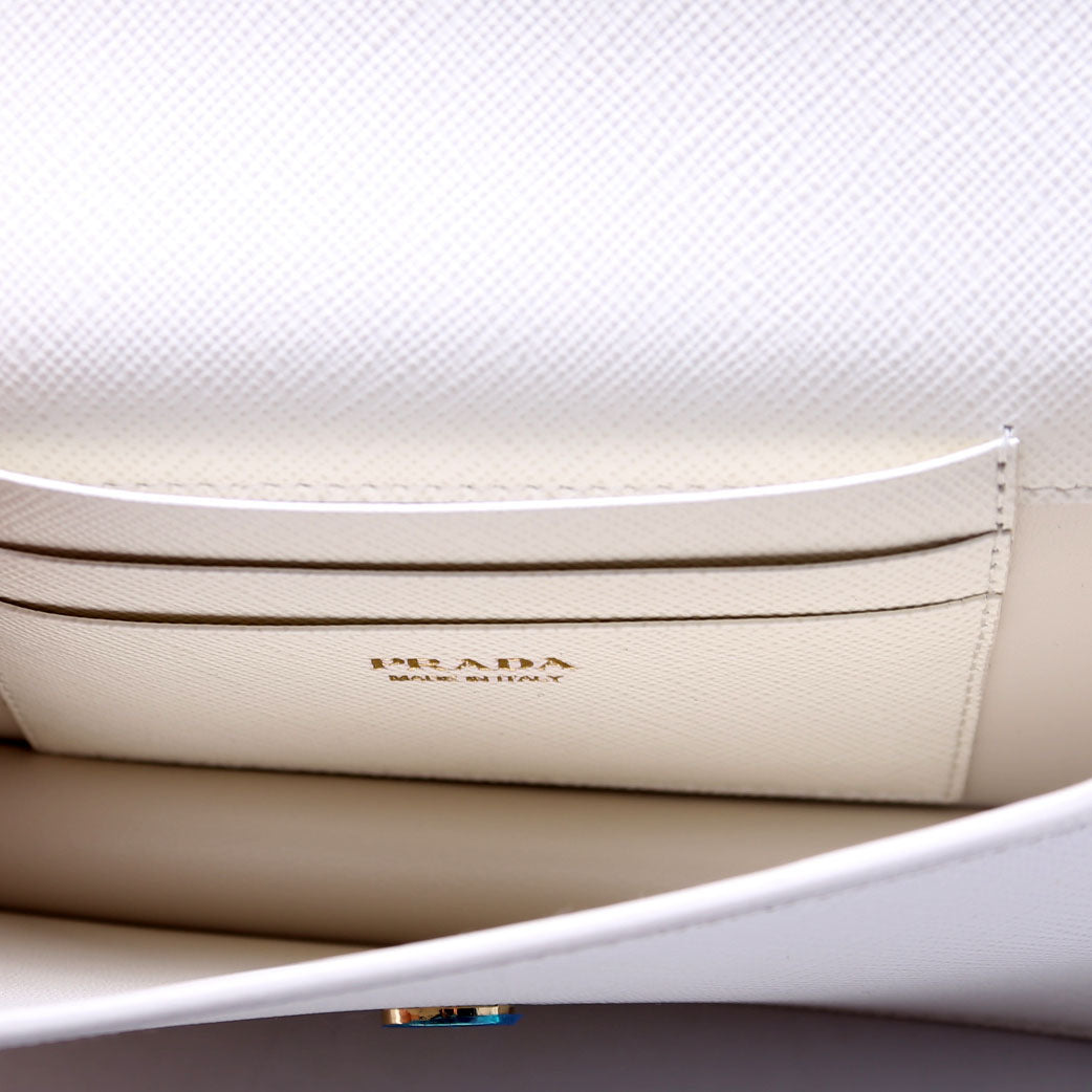 1NF059 Saffiano Mini-Bag White