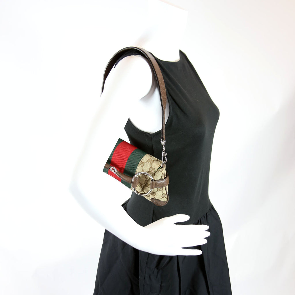 764339 Small Maxi Horsebit Chain Bag