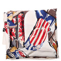 Cowboy Boot Print Silk Scark