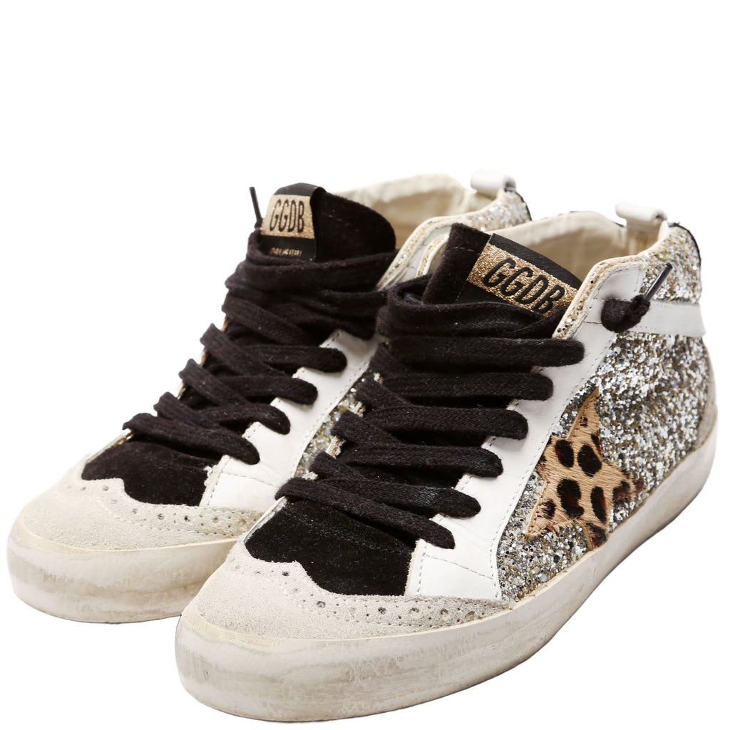 Midstar Sneakers Size 35 Silver/Black