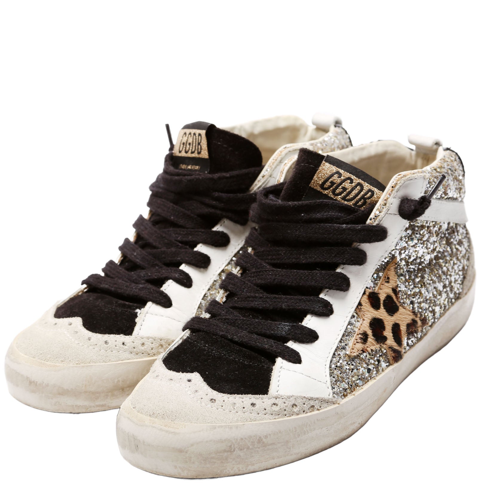 Midstar Sneakers Size 35 Silver/Black