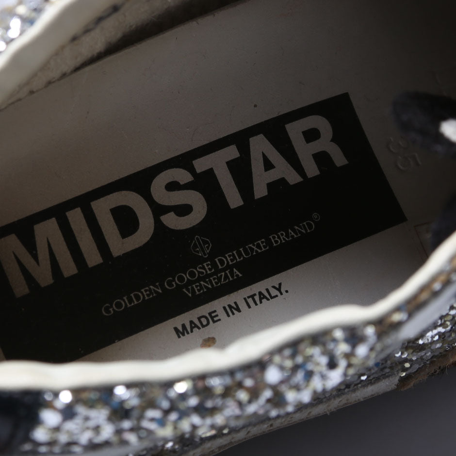 Midstar Sneakers Size 35 Silver/Black