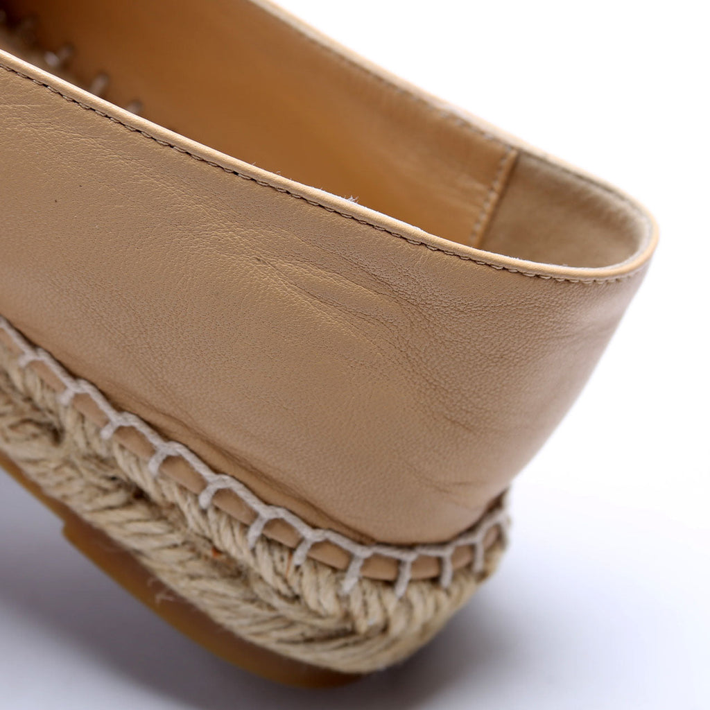 CC Espadrilles Size 36 Tan