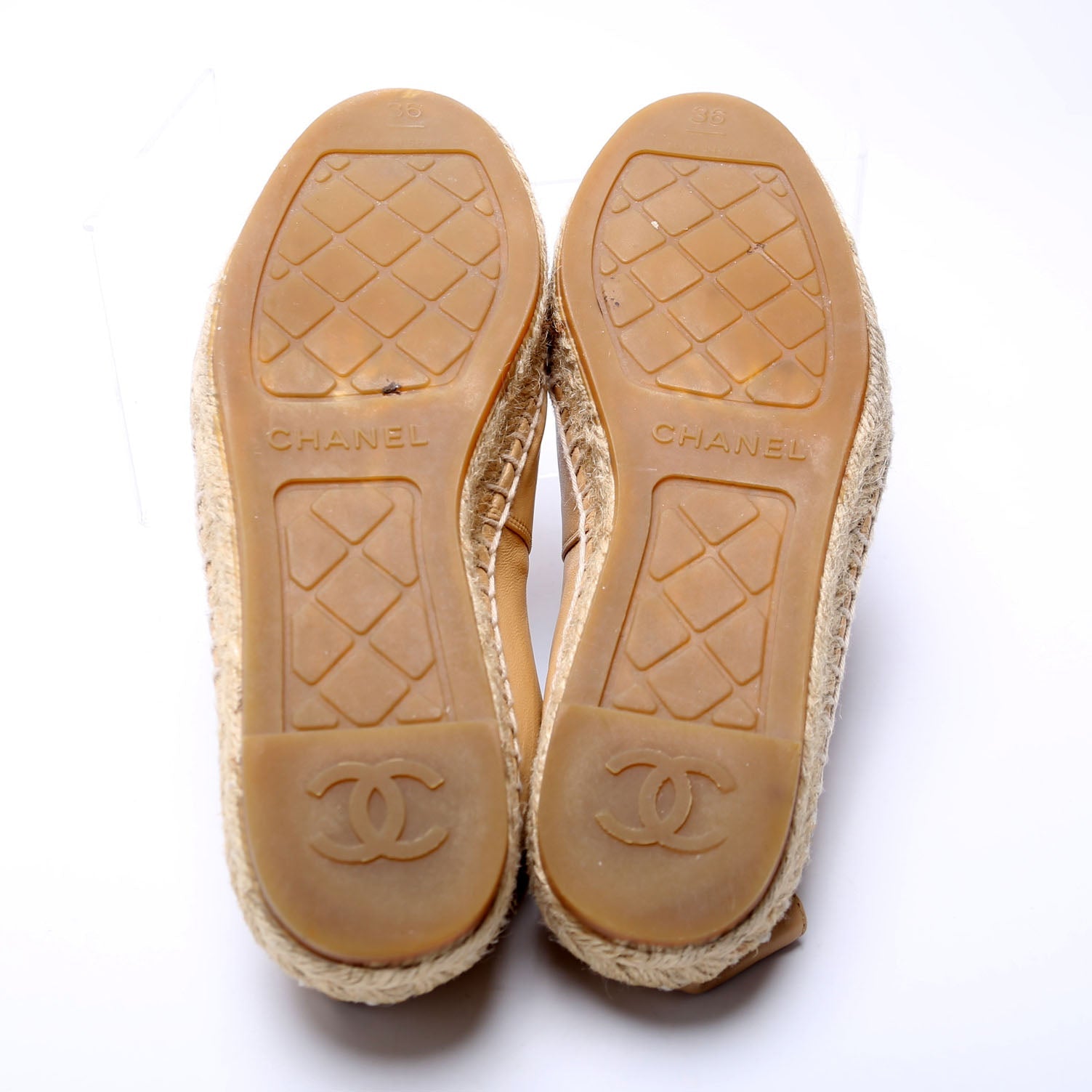 CC Espadrilles Size 36 Tan