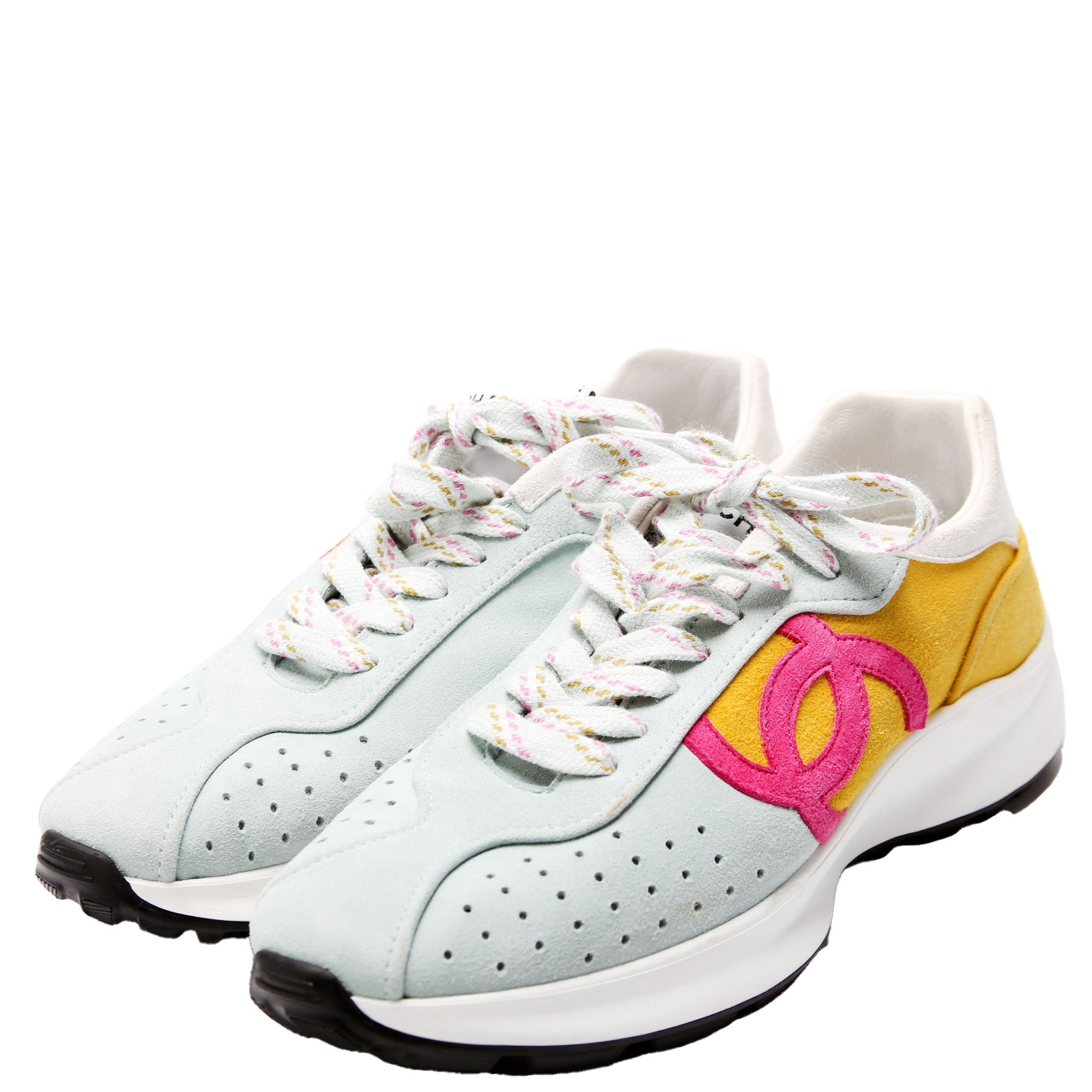 CC Suede Trainers Size 38 Multi