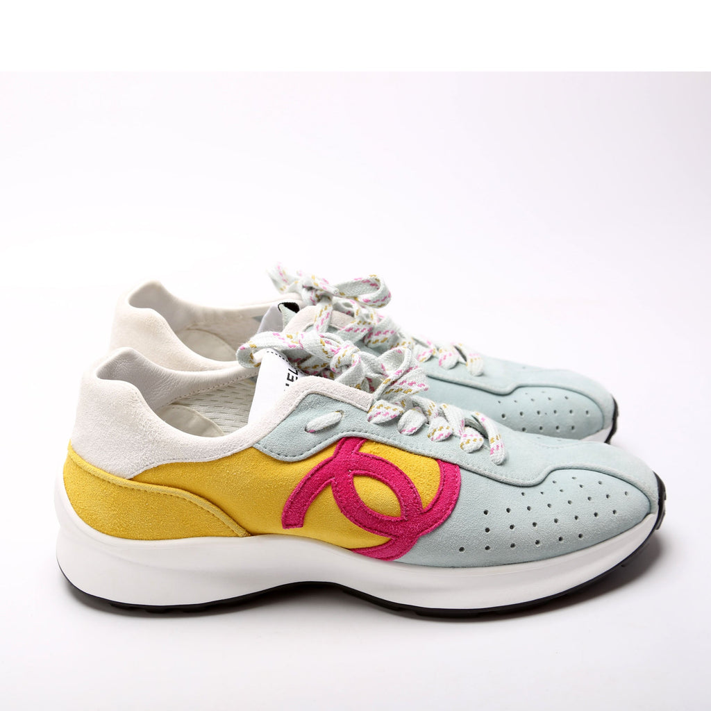 CC Suede Trainers Size 38 Multi