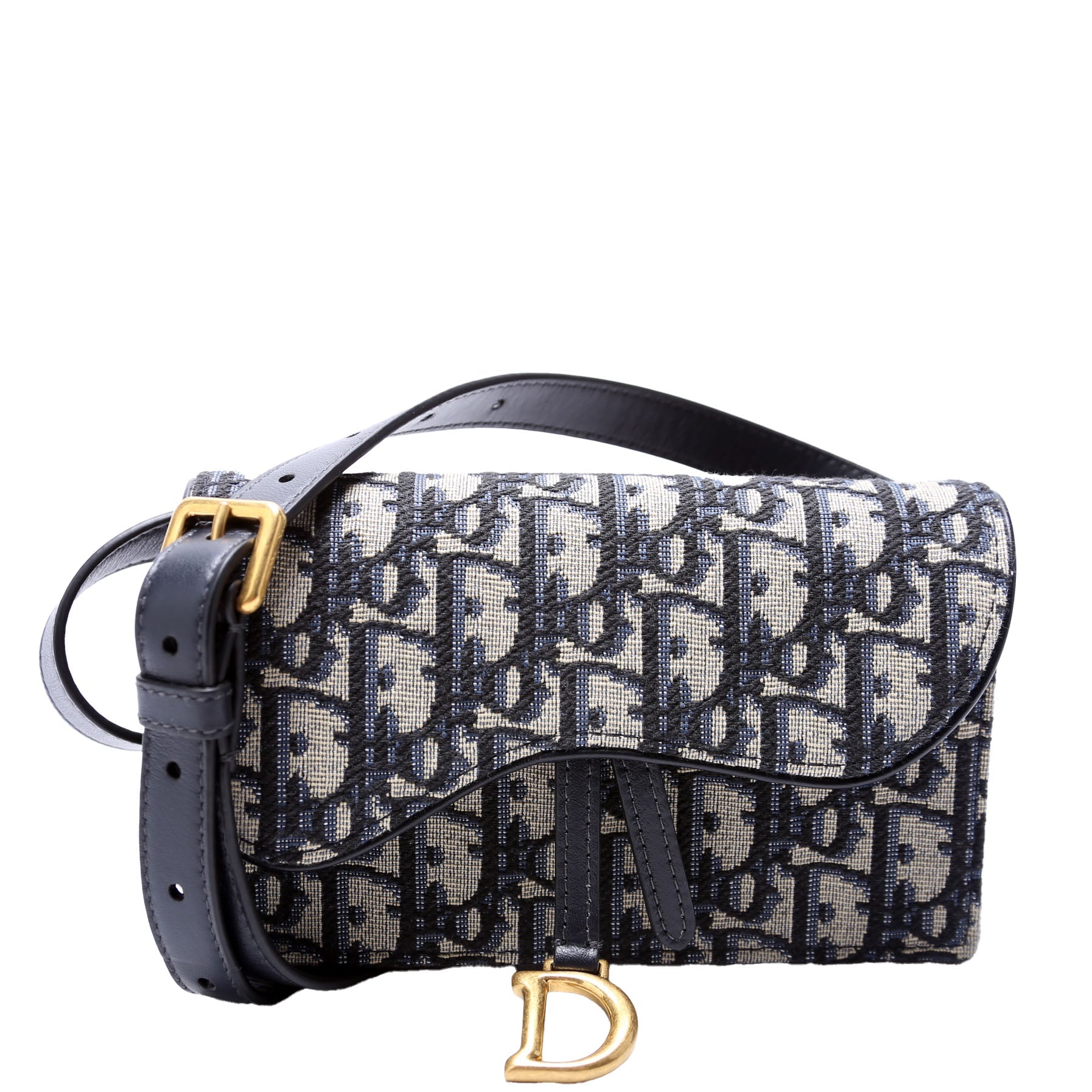 Slim Saddle Belt Bag Oblique