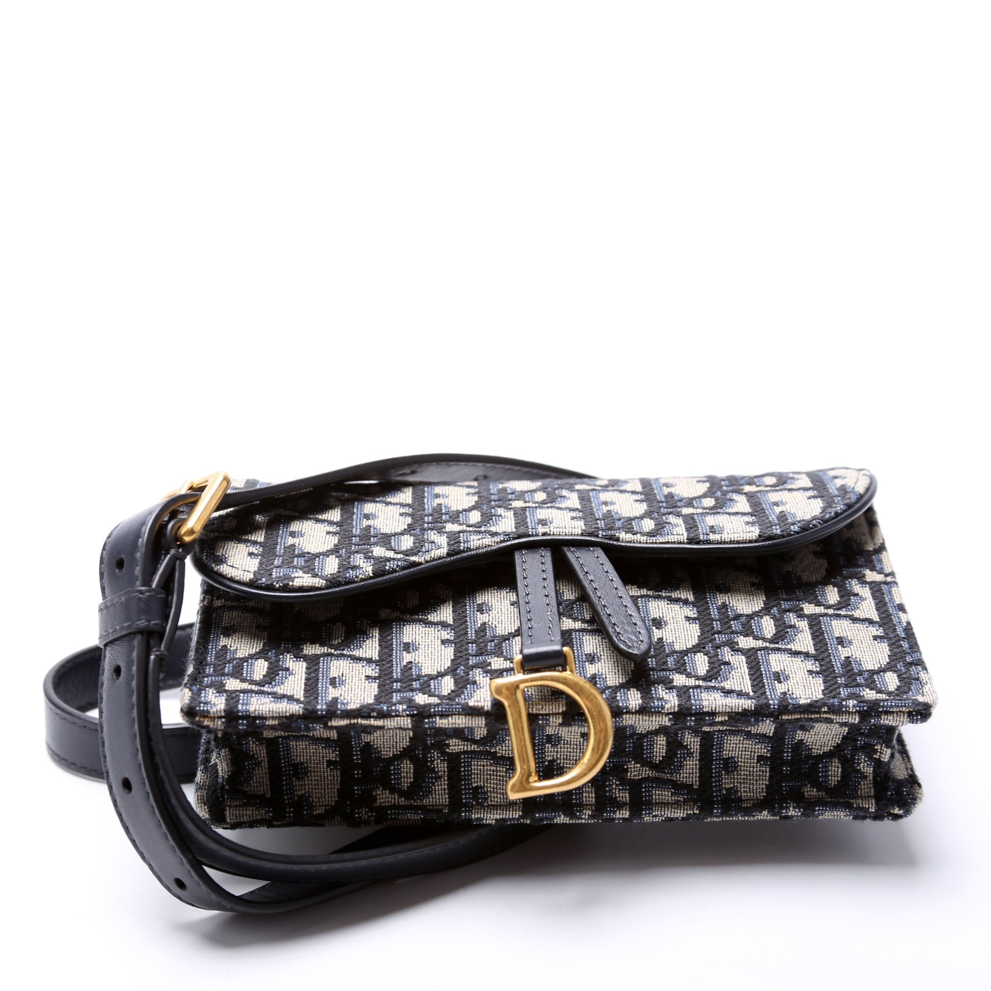 Slim Saddle Belt Bag Oblique