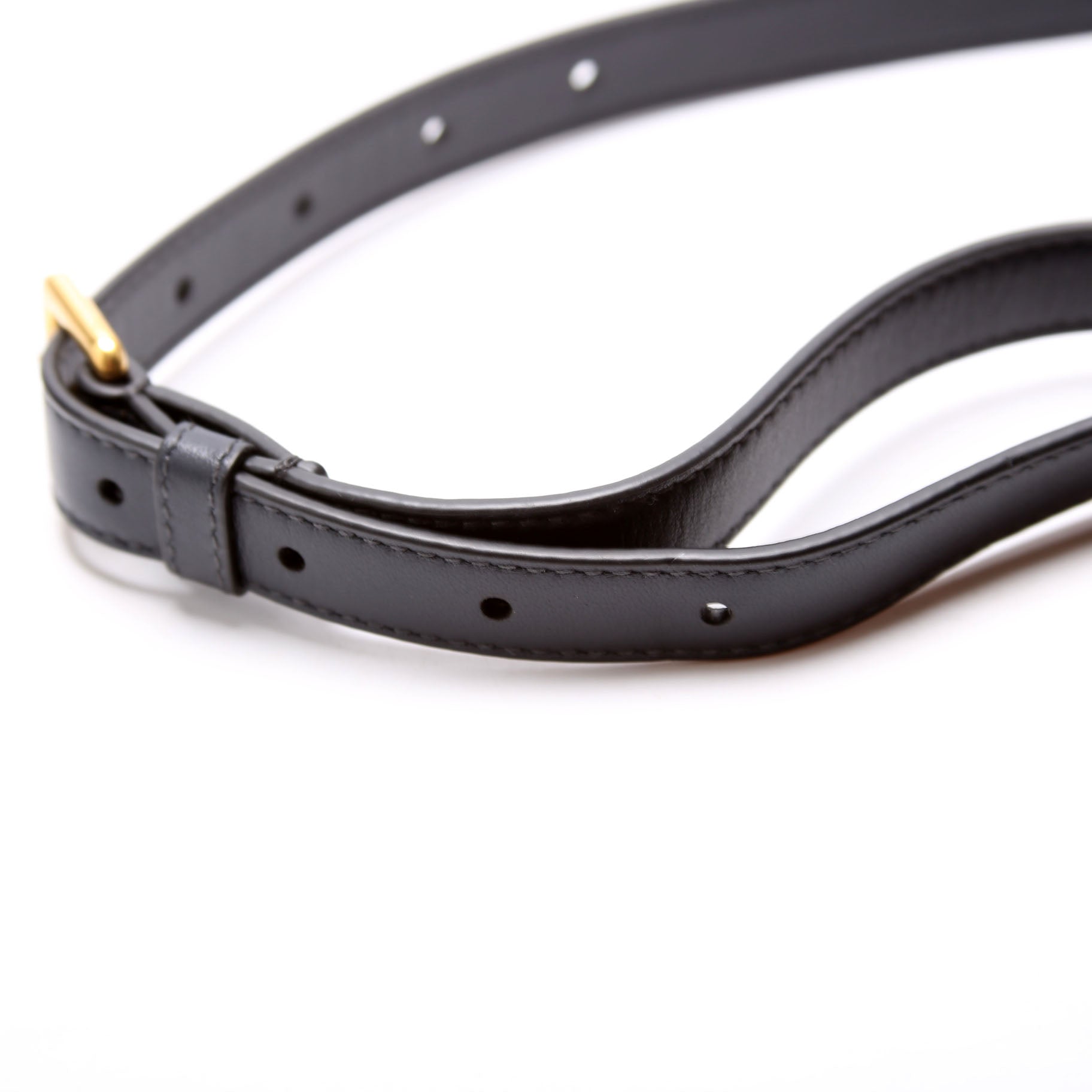 Slim Saddle Belt Bag Oblique