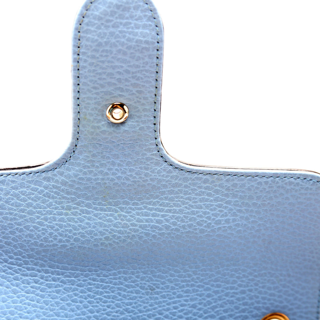 510304 Interlocking Small Crossbody Light Blue