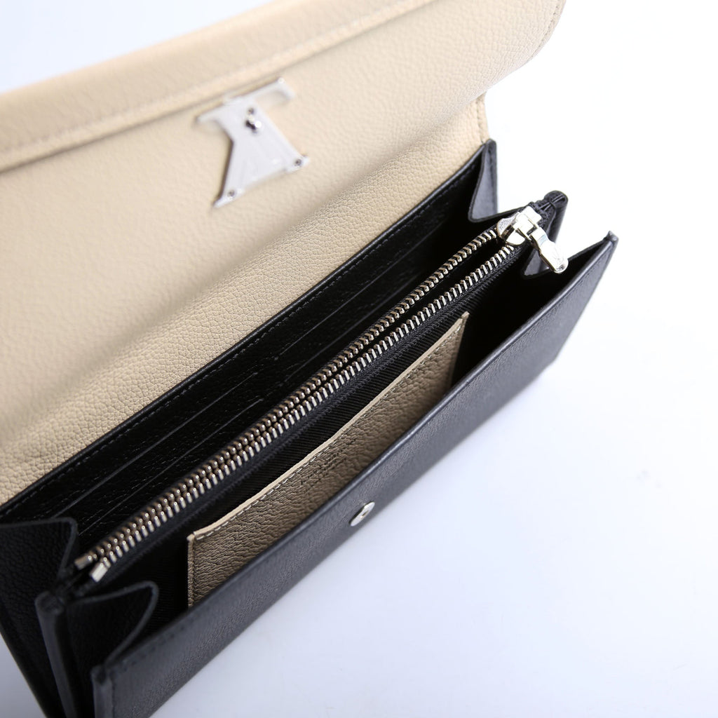 LockMe II Wallet Black/Cream