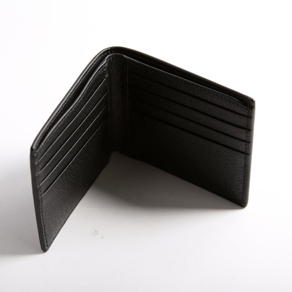 523664 Animalier Bee Leather Wallet Black