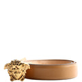 DCDD442 La Medusa Leather Belt Size 95/38 Tan