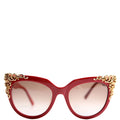 MCM638S Cat Eye Sunglasses Red/Gold